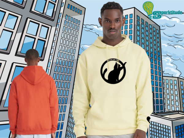 Love Cats Official Cat Slave (Shorthair Version) Hoodie - Adult Sizes
