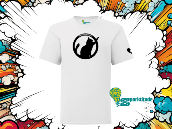 Love Cats Official Cat Slave (Shorthair Version) T-Shirt - Children’s Sizes - Image 2