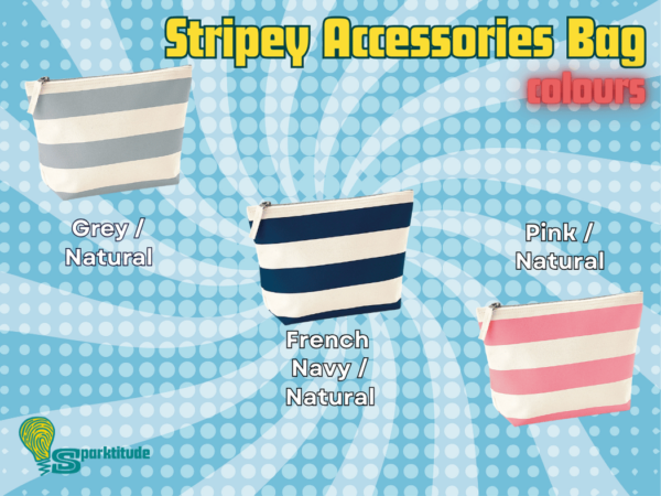 Love Cats Official Cat Slave (Shorthair Version)  Stripey Accessories Bag - Image 3