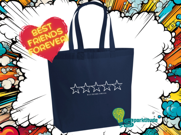 You Are My Star Custom Best Friends Tote Bag - Image 2