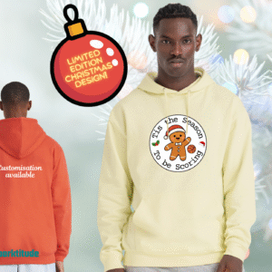 Gingerbread Man Basketball Christmas Hoodie - Adult Sizes